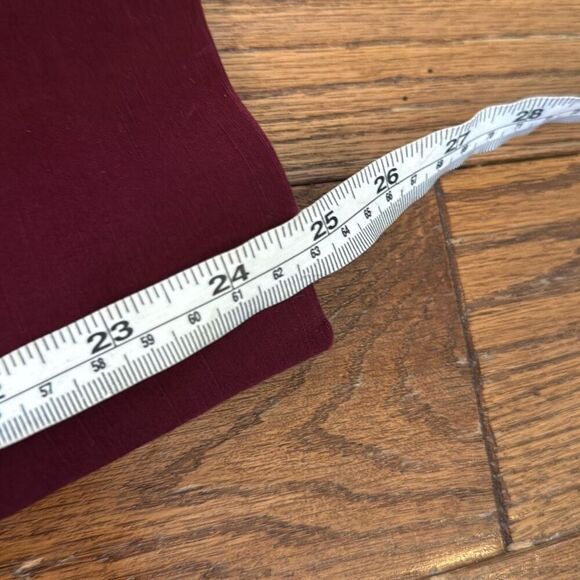 Kate Spade Dennis burgundy straight leg pant size 6 - Picture 5 of 11